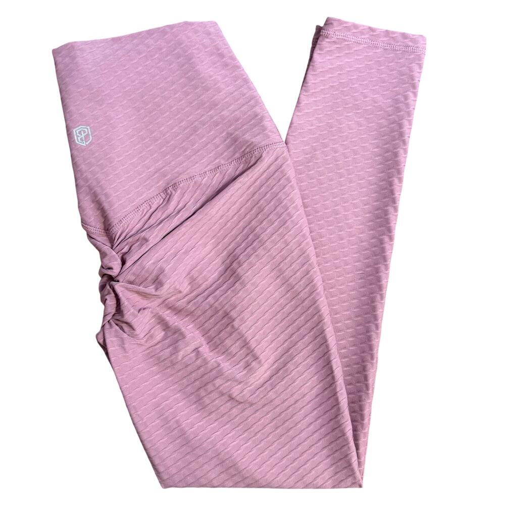 Born Primitive Paragon Textured Legging CrossFit Gym Workout Pink Women’s Medium